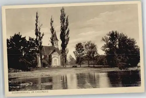 Chiemsee Chiemsee Herreninsel ungelaufen ca. 1920 / Chiemsee /Rosenheim LKR