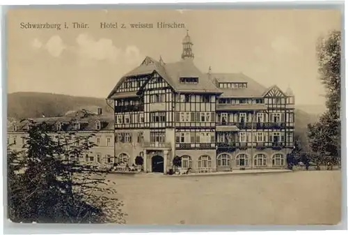 Schwarzburg Thueringer Wald Schwarzburg Hotel Weisser Hirsch * / Schwarzburg /Saalfeld-Rudolstadt LKR
