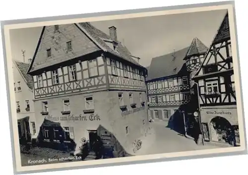 Kronach Oberfranken Kronach Gasthaus zum scharfen Eck * / Kronach /Kronach LKR