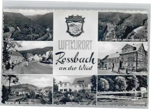 Rossbach Wied Wiedtal Wiedbruecke Pension Beck Bad *