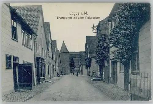 Luegde Brueckenstrasse Festungsturm *