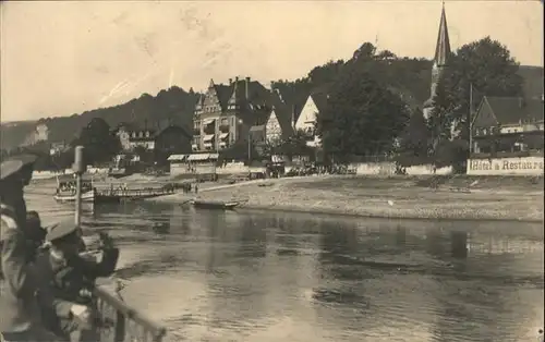 Koenigstein Saechsische Schweiz Flussfahrt *