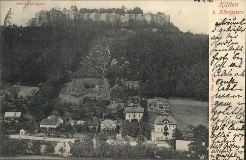 Koenigstein Saechsische Schweiz Huetten  x