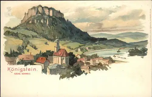 Koenigstein Saechsische Schweiz Saechsische Schweiz *