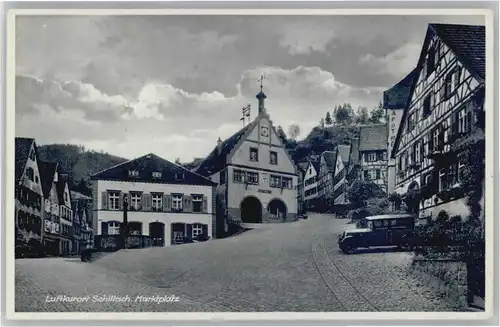 Schiltach Marktplatz Rathaus Apotheke *