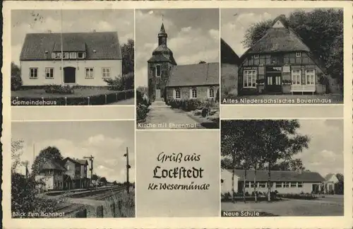 Lockstedt Lockstedt Gemeindehaus Bahnhof Schule x / Lockstedt /Steinburg LKR