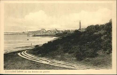 Laboe Karte von ca. 1930 *