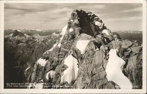 Ramsau Berchtesgaden Ramsau [Stempelabschlag] Watzmann Mittelspitze x / Ramsau b.Berchtesgaden /Berchtesgadener Land LKR