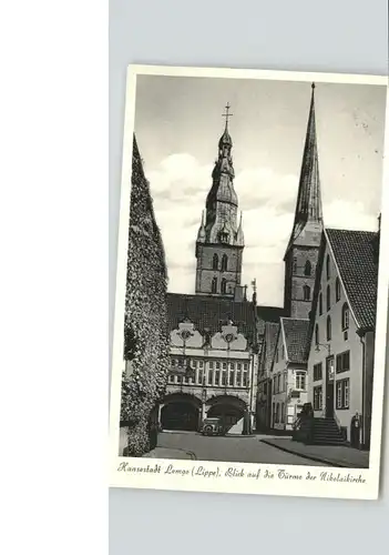 Lemgo Lemgo Lippe Turm Nikolaikirche x / Lemgo /Lippe LKR