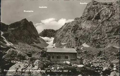 Ramsau Berchtesgaden Ramsau [Stempelabschlag] Blaueishuette Blaueisgletscher Hochkalter x / Ramsau b.Berchtesgaden /Berchtesgadener Land LKR