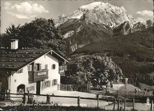 Ramsau Berchtesgaden Ramsau Gasthof Zipfhaeusl Alpenstrasse  x / Ramsau b.Berchtesgaden /Berchtesgadener Land LKR