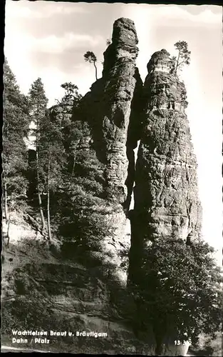 Dahn Wachtfelsen Braut Braeutigam Kat. Dahn