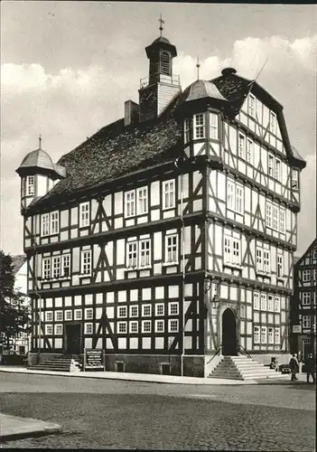 Melsungen Fulda Rathaus Fachwerkhaeuser / Melsungen /Schwalm-Eder-Kreis LKR