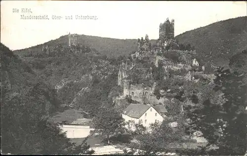 Manderscheid Eifel Manderscheid Unterburg Oberburg Eifel x / Manderscheid /Bernkastel-Wittlich LKR