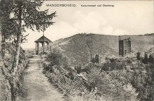 Manderscheid Eifel Manderscheid Kaisertempel Oberburg * / Manderscheid /Bernkastel-Wittlich LKR