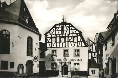 Beilstein Marktplatz Alte Mosel Weinstuben *