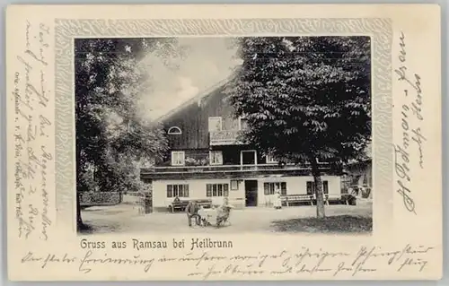 Ramsau Berchtesgaden Ramsau bei Bad Heilbrunn x 1907 / Ramsau b.Berchtesgaden /Berchtesgadener Land LKR