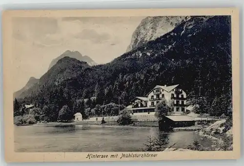 Ramsau Berchtesgaden Ramsau Berchtesgaden Hintersee ungelaufen ca. 1920 / Ramsau b.Berchtesgaden /Berchtesgadener Land LKR