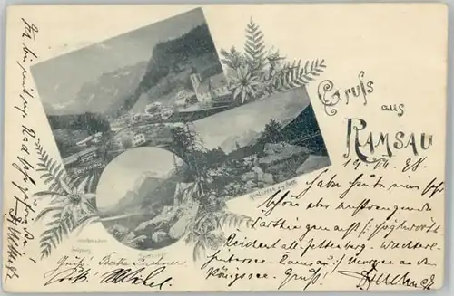 Ramsau Berchtesgaden Hintersee x 1898