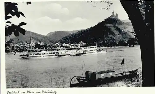 Braubach Rhein Braubach Marksburg * / Braubach /Rhein-Lahn-Kreis LKR