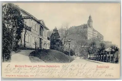 Rudolstadt Weinberg-Strasse Schloss Heidecksburg x