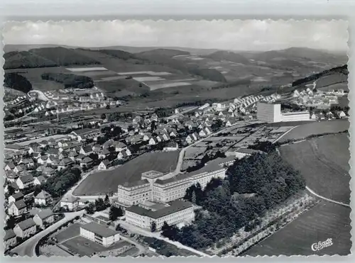 Meschede St Walburga Krankenhaus Fliegeraufnahme  *