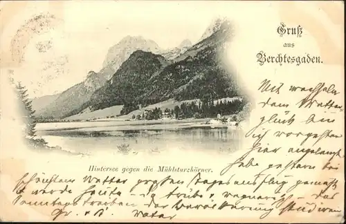 Ramsau Berchtesgaden Hintersee Muehlsturzhoerner / Ramsau b.Berchtesgaden /Berchtesgadener Land LKR