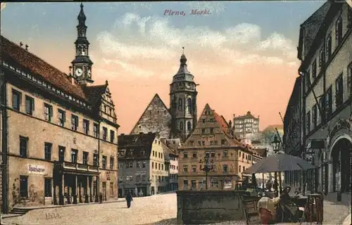 Pirna Markt / Pirna /Saechsische Schweiz-Osterzgebirge LKR