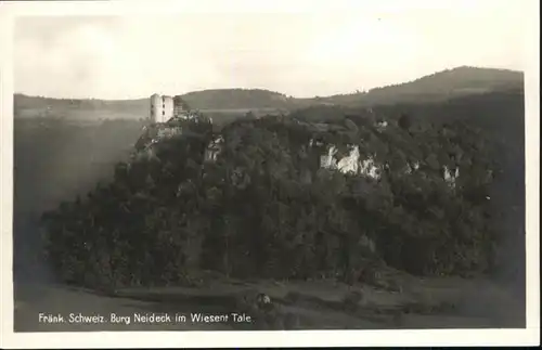 Streitberg Oberfranken Burg Neideck Wiesent Tal