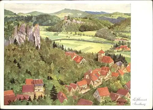 Streitberg Oberfranken Kuenstler Gustav Luettgens