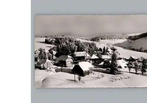 Todtnauberg Winter-Karte / Todtnau /Loerrach LKR