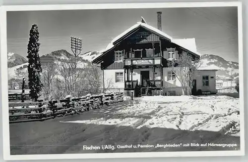 Fischen Allgaeu Fischen Allgaeu Gasthof Bergfrieden Hoernergruppe * / Fischen i.Allgaeu /Oberallgaeu LKR