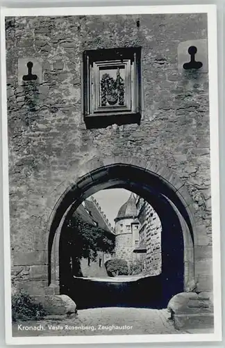 Kronach Oberfranken Festung Rosenberg *