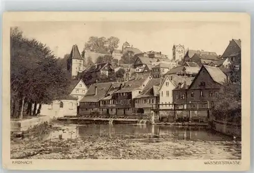 Kronach Oberfranken Wasserstrasse *