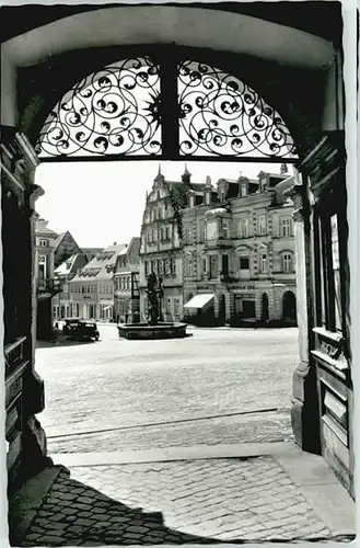 Kronach Oberfranken Marktplatz Rathaus *