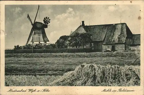 Wyk Foehr Muehle Boldixum / Wyk auf Foehr /Nordfriesland LKR