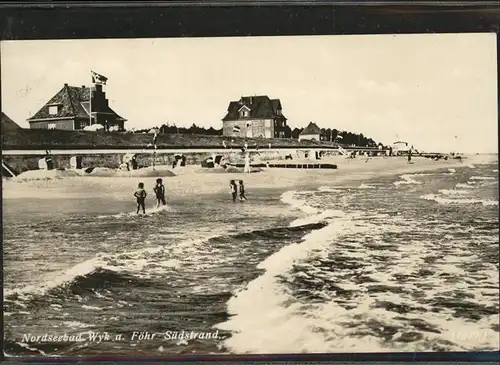 Wyk Foehr Suedstrand / Wyk auf Foehr /Nordfriesland LKR