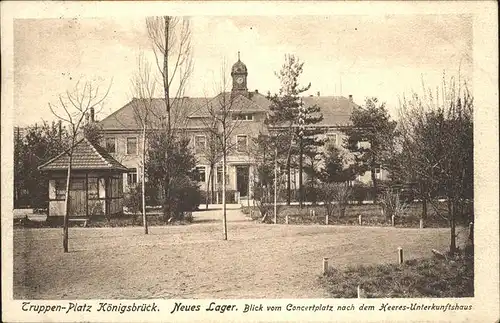 Koenigsbrueck Truppenuebungsplatz Neues Lager Heeres-Unterkunftshaus / Koenigsbrueck /Bautzen LKR