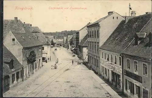 Koenigsbrueck Koenigsbrueck Toepfermarkt Louisenstrasse * / Koenigsbrueck /Bautzen LKR