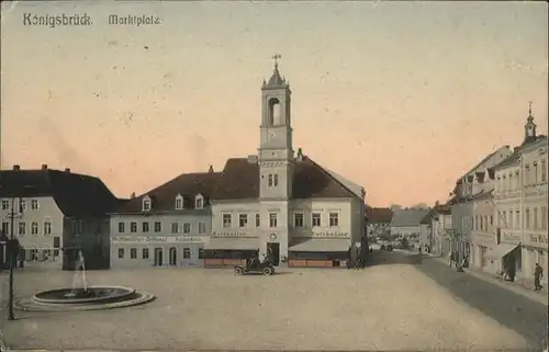 Koenigsbrueck Marktplatz x