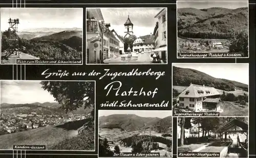 Kandern Jugendherberge Platzhof Belchen Schauinsland *