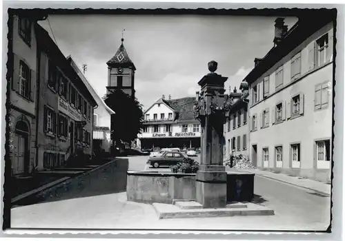 Kandern Loewen Apotheke Brunnen *