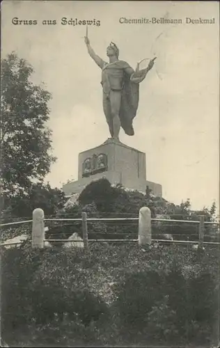 Schleswig Holstein Schleswig Chemnitz-Bellmann Denkmal x / Schleswig /Schleswig-Flensburg LKR