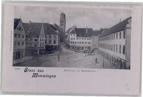 Memmingen Marktplatz Martinskirche *