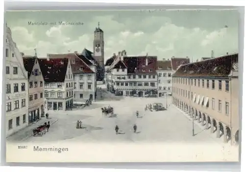 Memmingen Marktplatz Martinskirche *