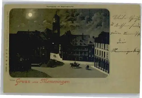 Memmingen Marktplatz Martinskirche x