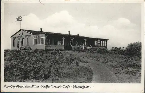 Borkum Nordseebad Restaurant Cafe Jaegerheim / Borkum /Leer LKR