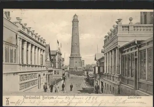 Borkum Nordseebad Borkum Leuchtturm x / Borkum /Leer LKR