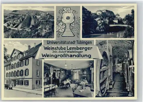 Tuebingen Weinstube Weingrosshandlung Lemberger *