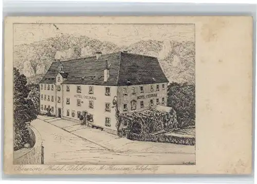 Beuron Donautal Beuron Hotel Pelikan x / Beuron /Sigmaringen LKR